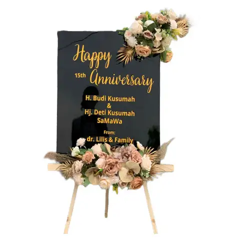 Papan Bunga Akrilik Tanah Enam Ratus